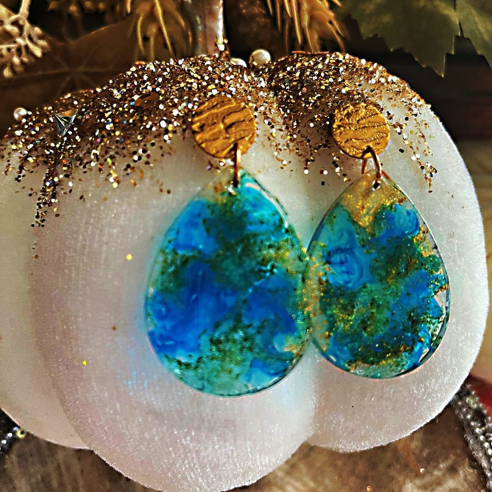 Blue Ocean Earrings